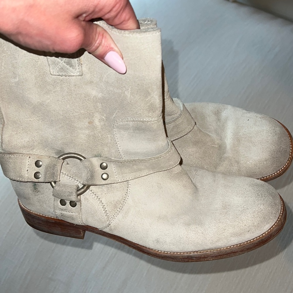 Maison Martin Margiela off white boots